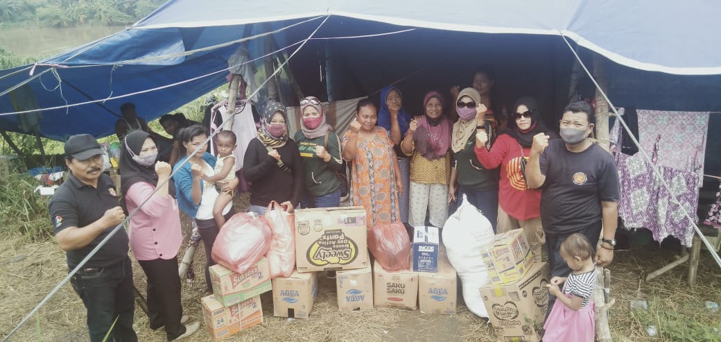 Komunitas Tim Baksos Ngoro (TBN) Gelar Baksos Kemanusian peduli Korban Banjir 