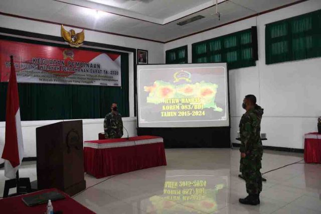 Korem Baladhika Jaya Sosialisasi Siapkan Wilayah Pertahanan Darat