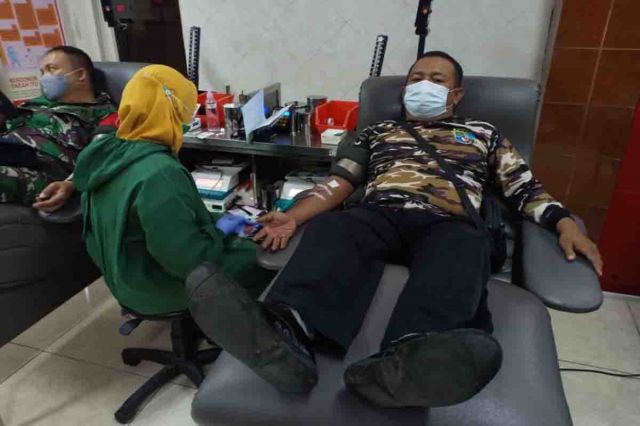 Kodim Surabaya Utara Sambut HUT Kodam Brawijaya dan Hari Juang TNI-AD