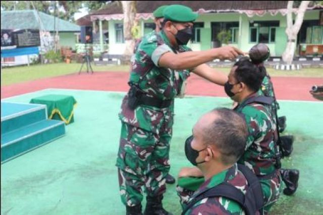Lima Prajurit TNI Resmi Jadi Keluarga Besar Kodim Klungkung