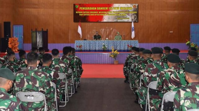 Prajurit TNI AD dan Satgas di Kab. Asmat Papua Harus Berikan Pelayanan Optimal Kepada Masyarakat