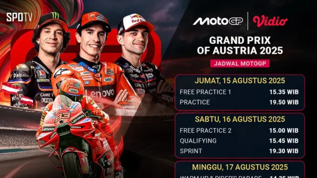 Jadwal Lengkap MotoGP Austria 2025