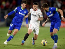 Sevilla vs Getafe: Tuan Rumah Tumbang 2-0