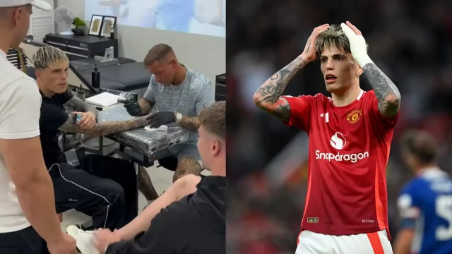 Ale Garnacho Pakai Vape Saat Tato