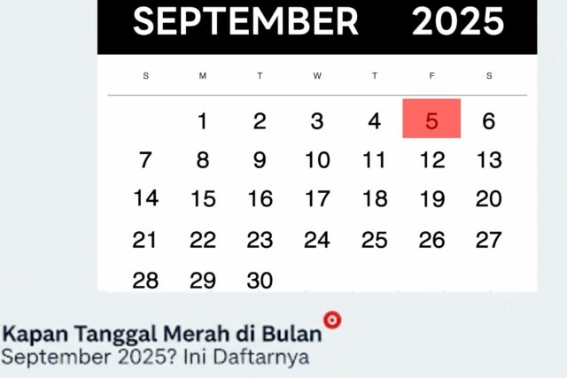 Tanggal Merah September 2025