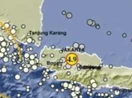 Gempa Hari Ini M4.9 Guncang Bekasi