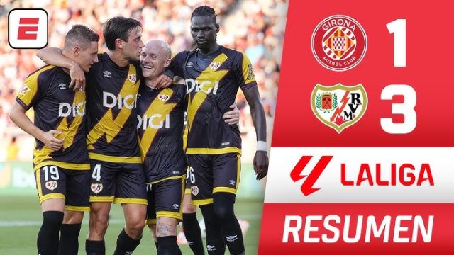 LaLiga: Rayo Vallecano Tumbangkan Girona 3-1