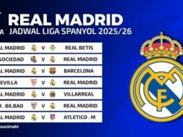 Jadwal Real Madrid 2025/2026: Lengkap