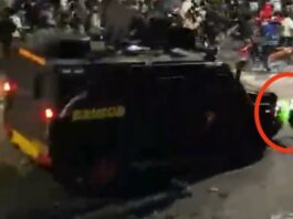 Tragis! Ojol Tewas Dilindas Mobil Brimob