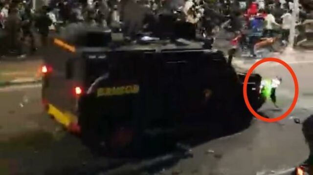 Tragis! Ojol Tewas Dilindas Mobil Brimob