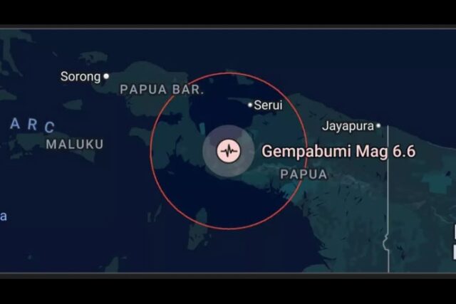 Gempa Nabire M 6.6 Guncang Papua Tengah Warga Panik Berhamburan!