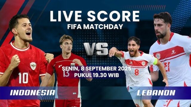 Live Indonesia vs Lebanon: Drama Imbang 0-0 FIFA Matchday 2025