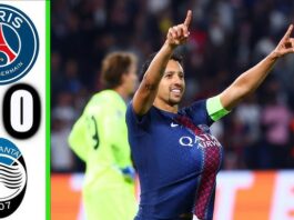 Paris Saint-Germain F.C. vs Atalanta 4-0
