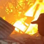 18 Kios di Pasar Labuan Pandeglang Hangus Terbakar, Kerugian Ditaksir Capai Rp300 Juta