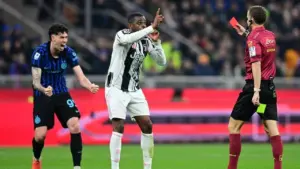Alessandro Bastoni Minta Maaf Atas Selebrasi Kartu Merah Pierre Kalulu di Laga Inter Milan vs Juventus