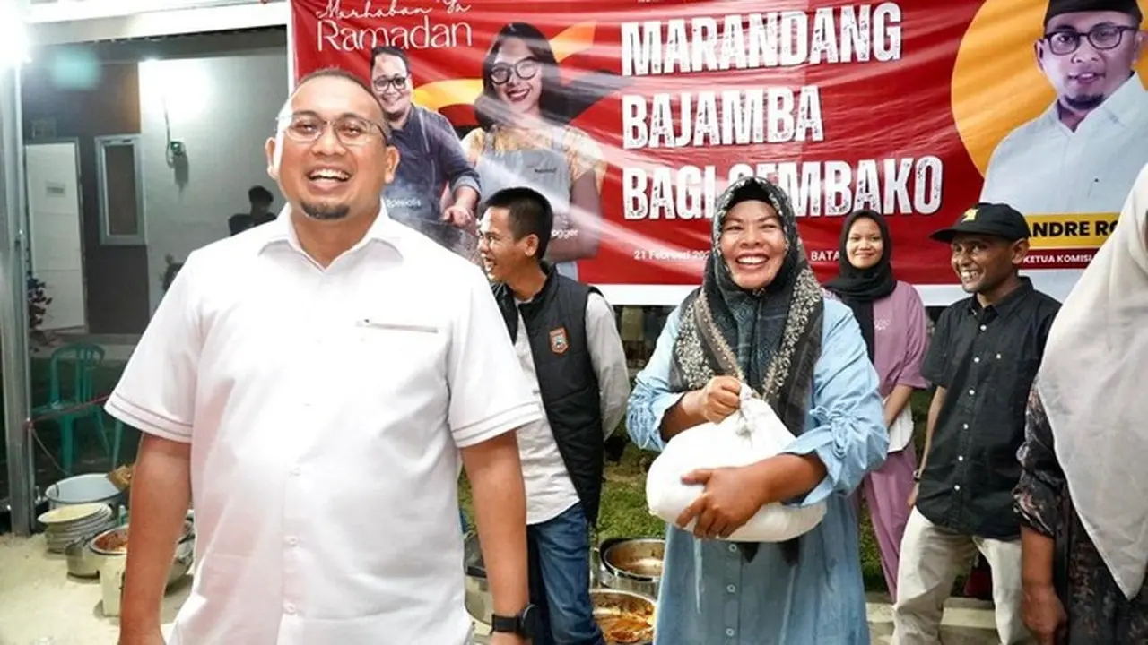 Andre Rosiade Gandeng Chef Magdalena, Gelar Marandang dan Buka Puasa Bersama Ratusan Korban Galodo