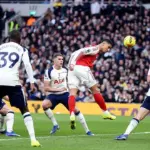Arsenal Unggul Cepat, Tottenham Hotspur Segera Balas: Derby London Panas Berakhir 1-1 di Babak Pertama