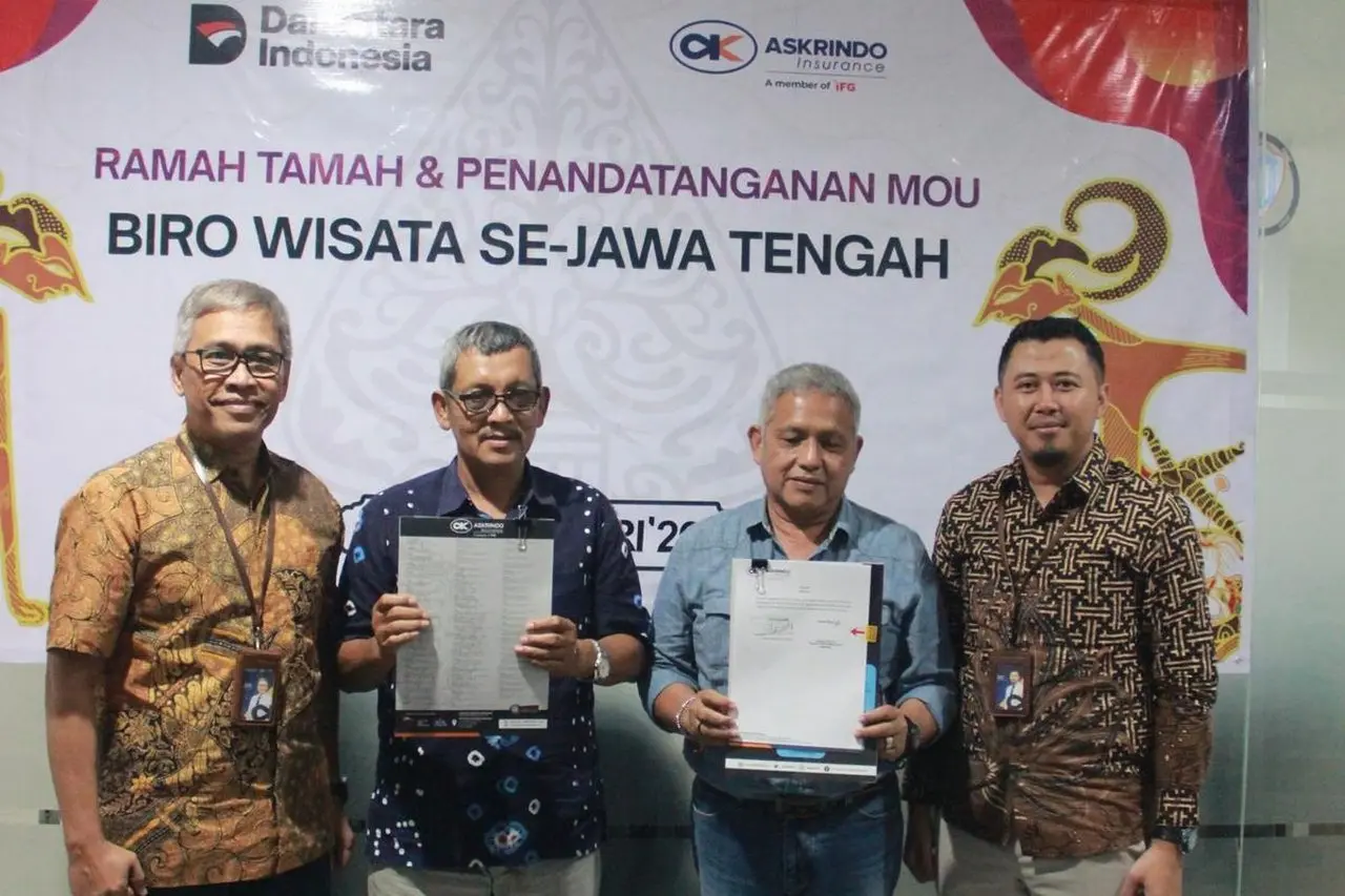 Askrindo Gandeng 20 Biro Perjalanan, Perkuat Perlindungan Asuransi Pariwisata di Jawa Tengah