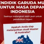 Australia Awards Garuda Buka Beasiswa S2 untuk Kepala Sekolah dan Guru Program Sekolah Garuda Tahun 2027