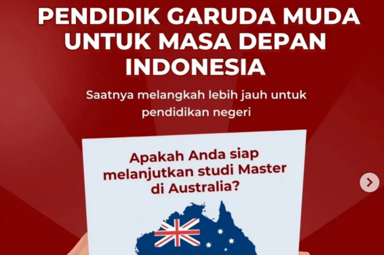 Australia Awards Garuda Buka Beasiswa S2 untuk Kepala Sekolah dan Guru Program Sekolah Garuda Tahun 2027