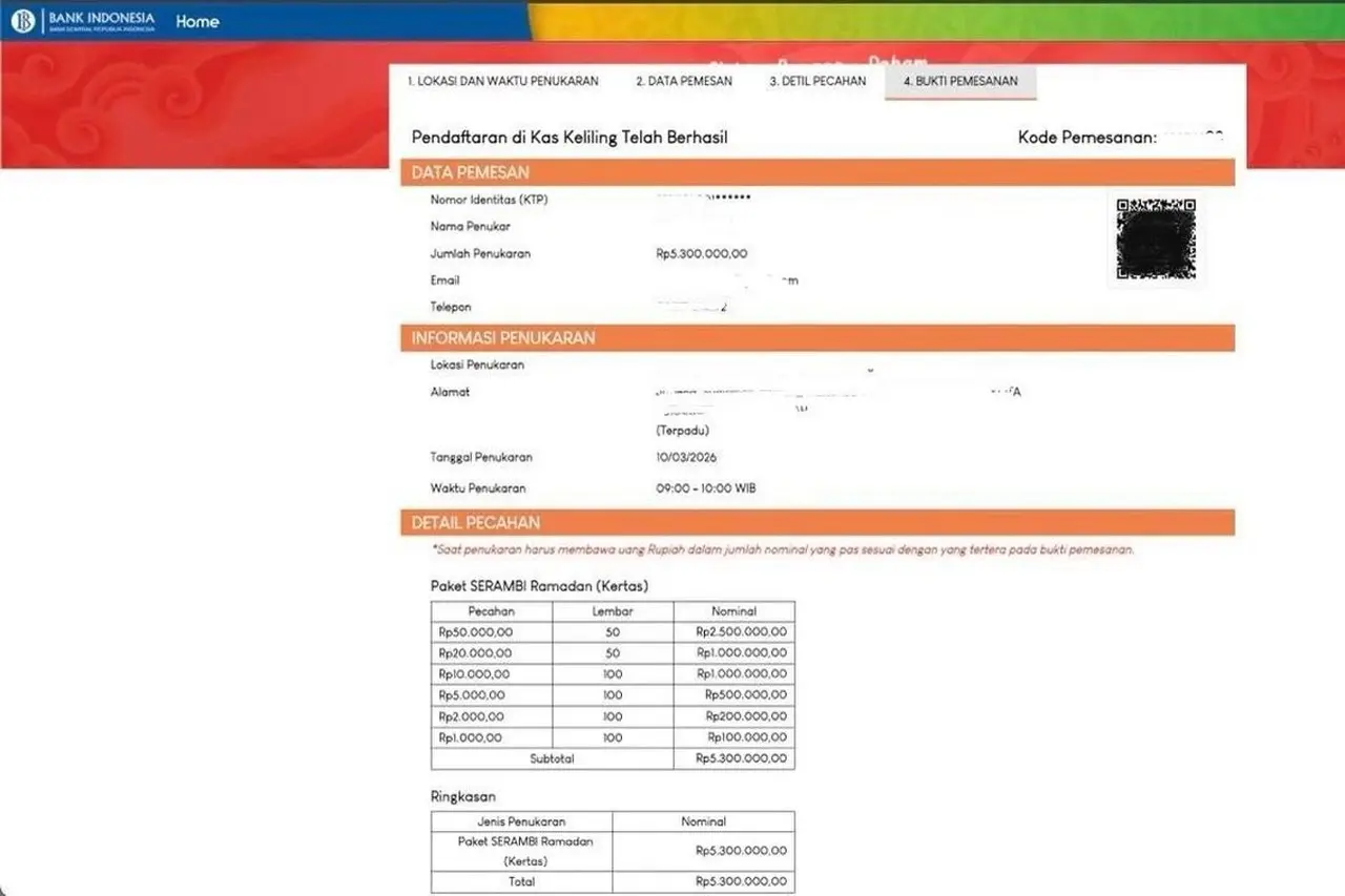 Bank Indonesia Buka Antrean Tukar Uang Baru Lebaran 2026 untuk Luar Jawa Mulai Besok Bank Indonesia Buka Antrean Tukar Uang Baru Lebaran 2026 untuk Luar Jawa Mulai Besok