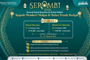 Bank Indonesia Buka Layanan SERAMBI 2026, Batas Maksimal Penukaran Uang Baru Rp5,3 Juta