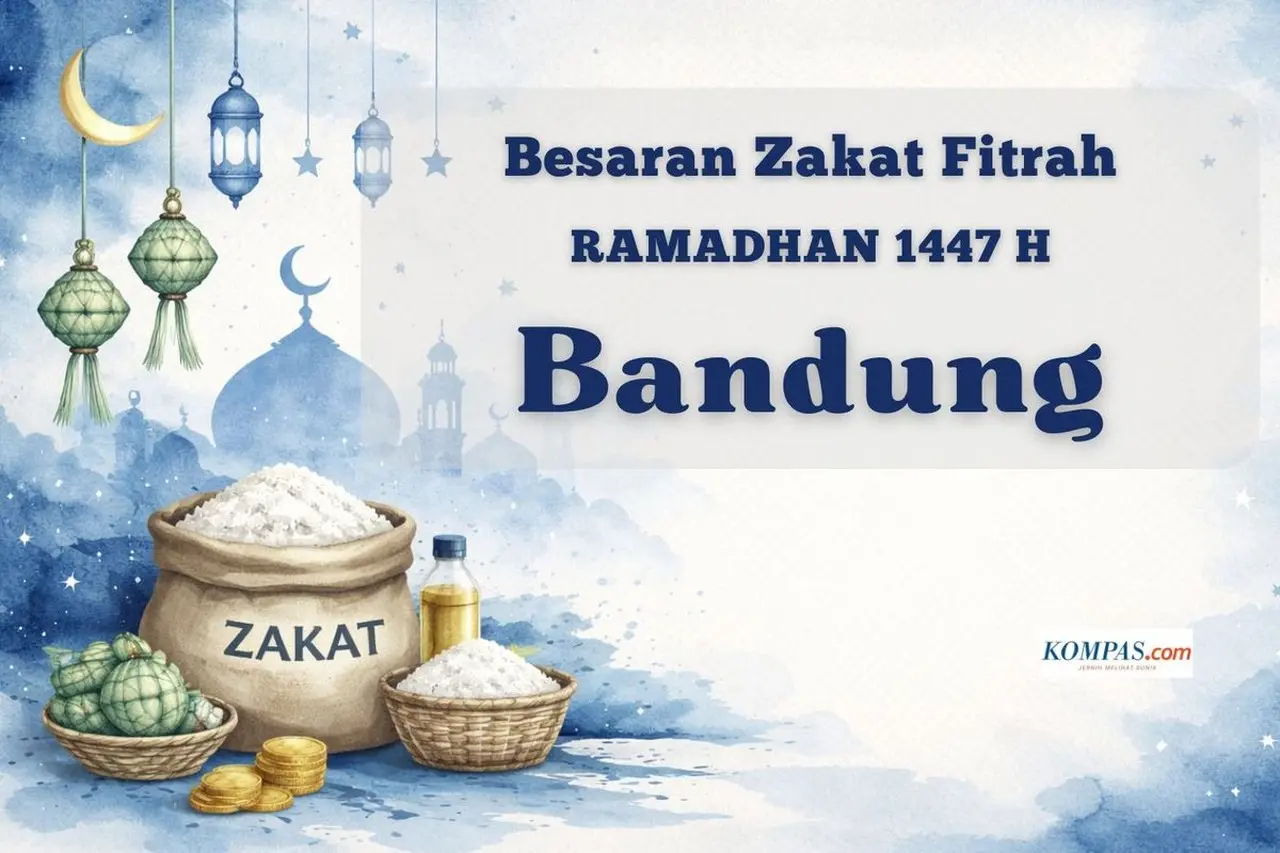 BAZNAS Kota Bandung Tetapkan Besaran Zakat Fitrah 2026: Rp 42.500 per Jiwa atau 2.5 Kg Beras