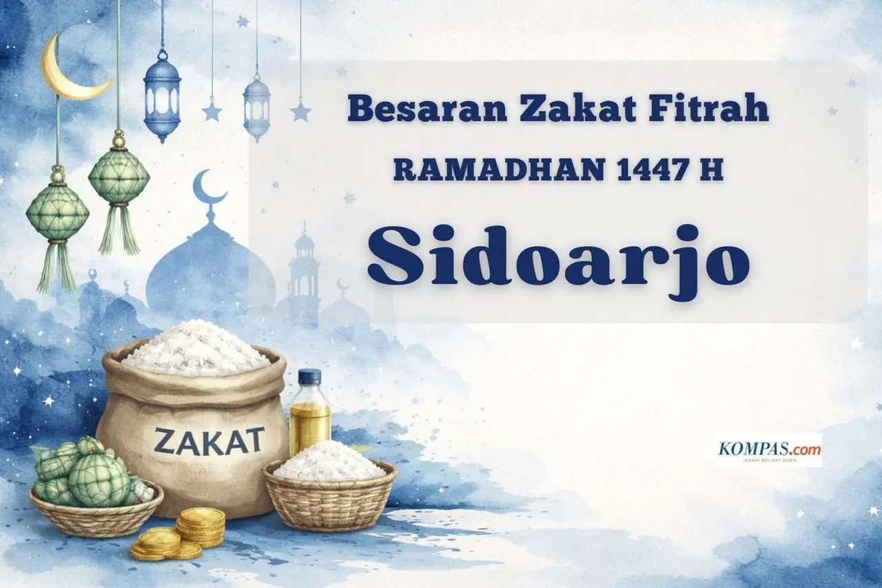 BAZNAS Sidoarjo Rilis Besaran Zakat Fitrah 2026: Rp 50.000 atau 2,5 Kg Beras per Jiwa