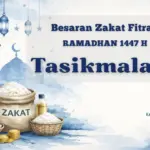 BAZNAS Tasikmalaya Tetapkan Besaran Zakat Fitrah 2026: Rp 37.500 per Jiwa atau 2,5 Kg Beras