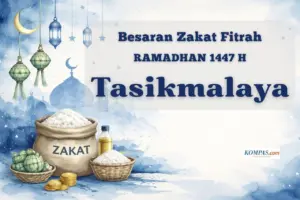 BAZNAS Tasikmalaya Tetapkan Besaran Zakat Fitrah 2026: Rp 37.500 per Jiwa atau 2,5 Kg Beras