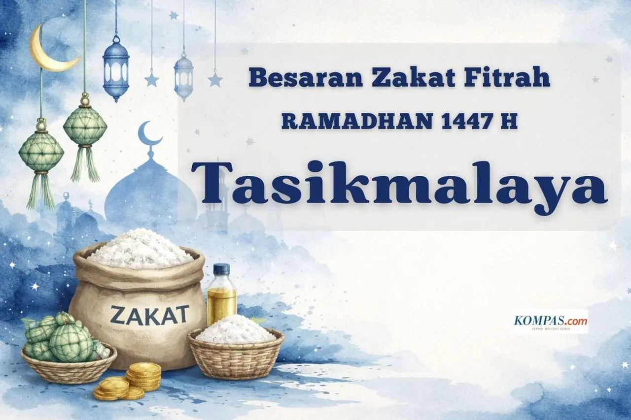 BAZNAS Tasikmalaya Tetapkan Besaran Zakat Fitrah 2026: Rp 37.500 per Jiwa atau 2,5 Kg Beras