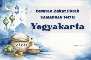 BAZNAS Yogyakarta Tetapkan Besaran Zakat Fitrah 2026: Rp 40.000 per Jiwa atau 2,5 Kg Beras