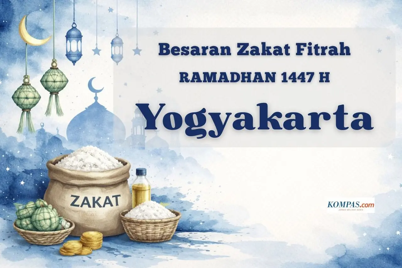 BAZNAS Yogyakarta Tetapkan Besaran Zakat Fitrah 2026: Rp 40.000 per Jiwa atau 2,5 Kg Beras
