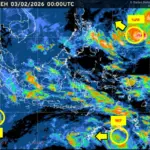 BMKG: Tiga Bibit Siklon Tropis Kepung Indonesia, Potensi Hujan Lebat dan Angin Kencang di Sejumlah Wilayah