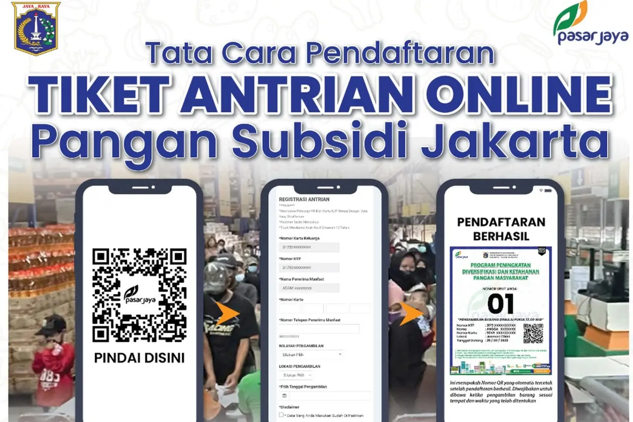 Cara Daftar Antrean KJP Pasar Jaya 2026 Online: Panduan Lengkap Syarat dan Jadwal Ambil Sembako