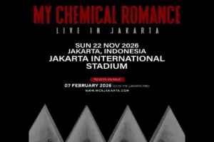 Cek Harga Tiket Konser My Chemical Romance Jakarta 2026, Penjualan Dibuka Hari Ini Pukul 15.00 WIB