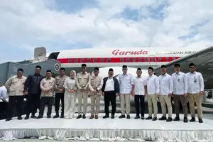 Garuda Indonesia Hibahkan Boeing 737 untuk Fasilitas Manasik Haji di Aceh Guna Edukasi Jemaah