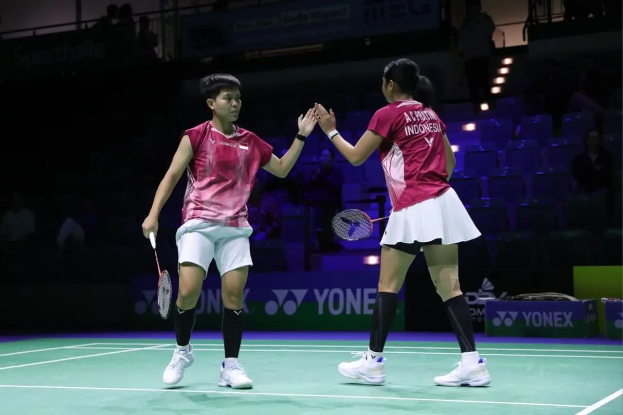 German Open 2026: Ganda Putri Indonesia Tiwi/Fadia Amankan Tiket Perempat Final Usai Taklukkan Unggulan Kedua