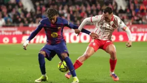 Hasil Liga Spanyol: Barcelona Takluk 1-2 dari Girona Usai Kena Comeback di Estadi Montilivi