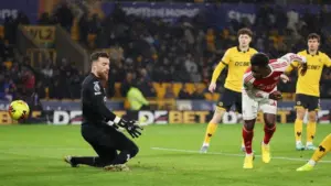 Hasil Wolves vs Arsenal: Gol Sundulan Bukayo Saka Pastikan Keunggulan The Gunners di Babak Pertama