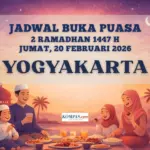 Jadwal Buka Puasa DI Yogyakarta 20 Februari 2026: Cek Waktu Maghrib di Sleman hingga Bantul