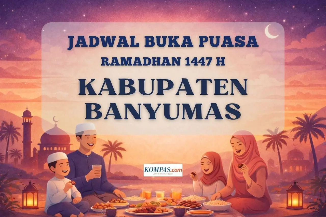 Jadwal Buka Puasa Ramadhan 2026 Kabupaten Banyumas: Cek Waktu Maghrib 1-30 Ramadhan 1447 H