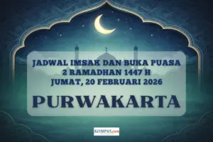 Jadwal Imsakiyah Purwakarta 20 Februari 2026: Cek Waktu Buka Puasa dan Imsak Hari Ini Secara Lengkap