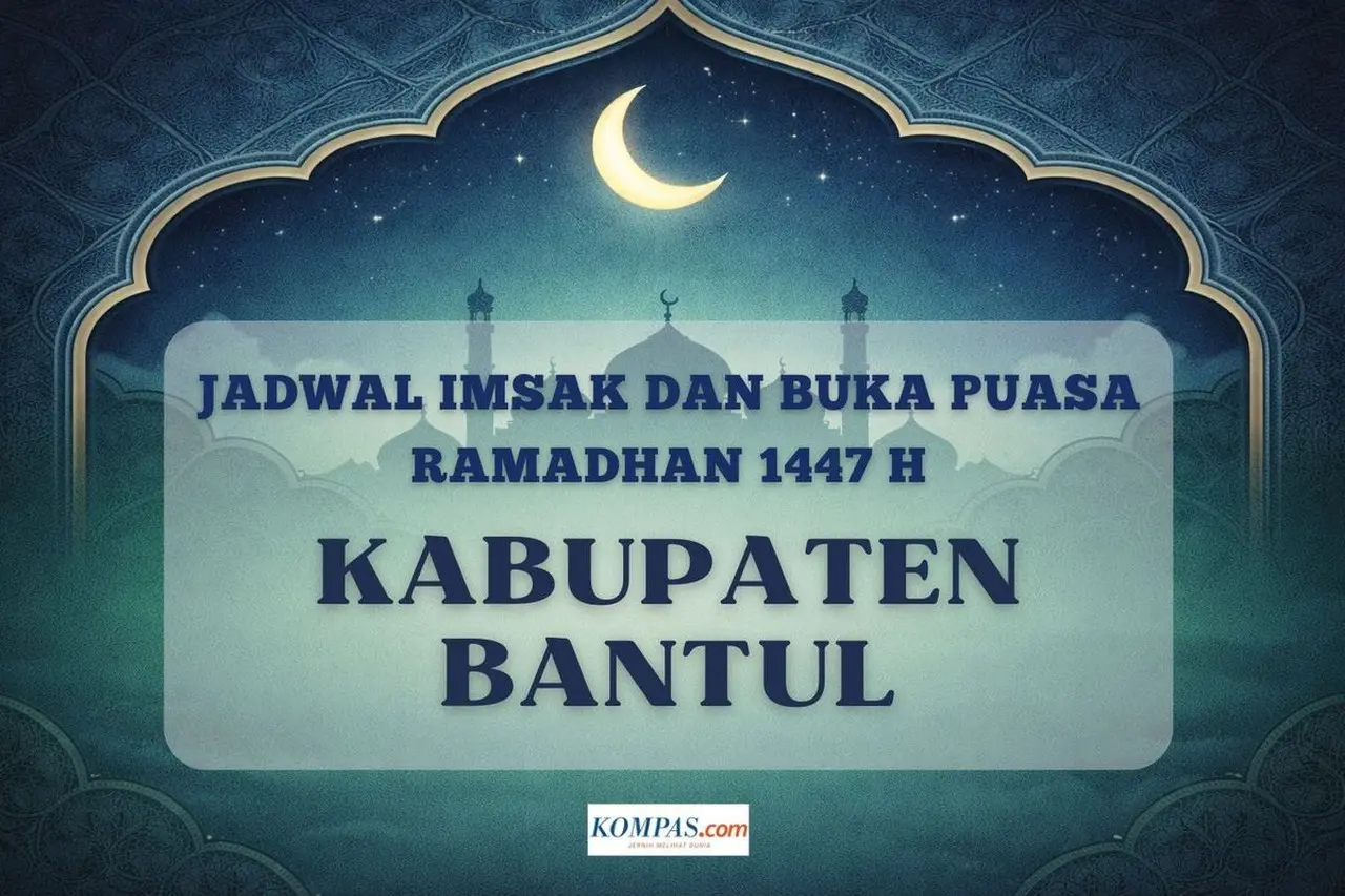 Jadwal Imsakiyah Ramadan 2026 Kabupaten Bantul: Panduan Waktu Buka Puasa dan Imsak Selama Sebulan