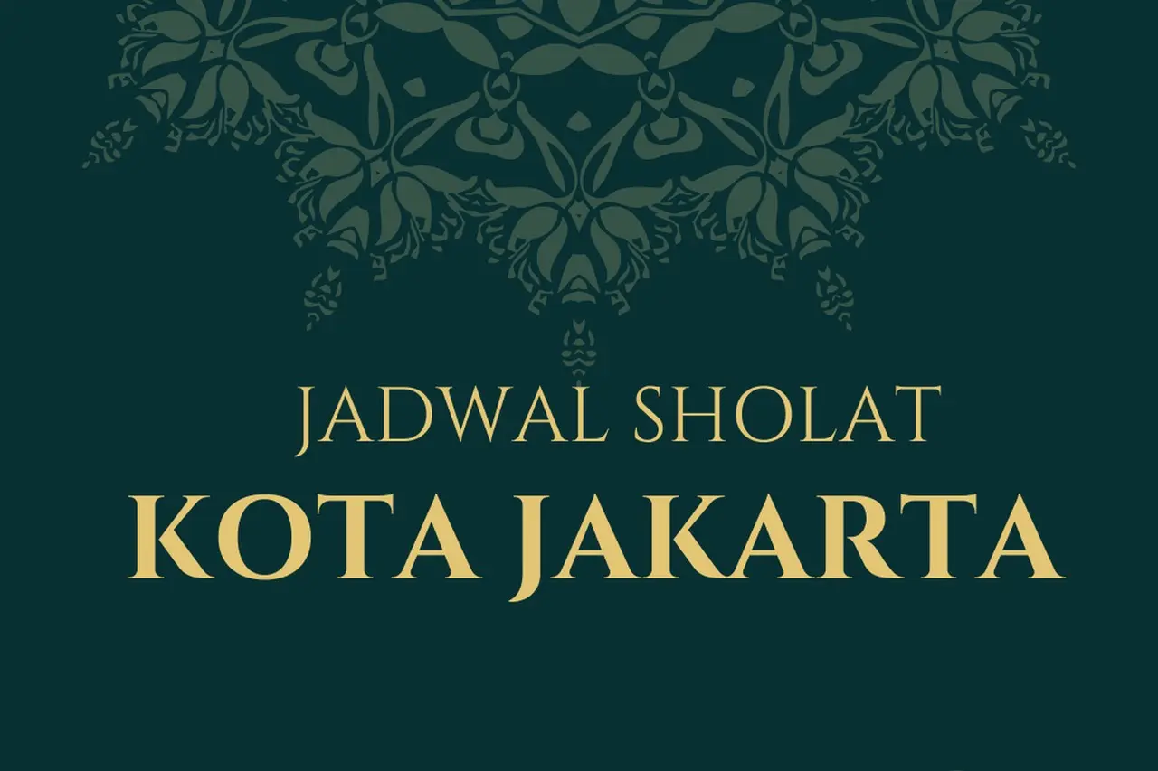 Jadwal Sholat Jakarta Hari Ini Jumat 13 Februari 2026: Cek Waktu Imsak, Subuh, Hingga Isya