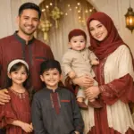 Jelajahi Tren Busana Lebaran 2026: Keluarga Kompak dengan Palet Warna Sage, Maroon, dan Earth Tone