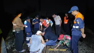 KAI Daop 1 Jakarta Tangkap Dua Pencuri Kabel Listrik Aliran Atas di Antara Citayam-Bojonggede