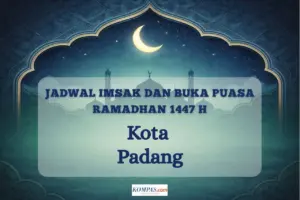 Kemenag Rilis Jadwal Imsak dan Buka Puasa Ramadhan 1447 H di Padang, Berlaku Rabu 25 Februari 2026