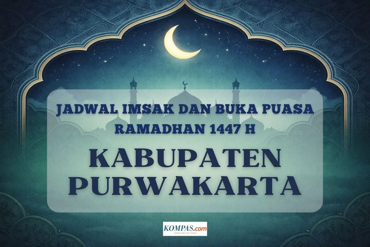 Kemenag Rilis Jadwal Imsakiyah Ramadhan 1447 H Purwakarta, Simak Waktu Maghrib dan Imsak Terbaru