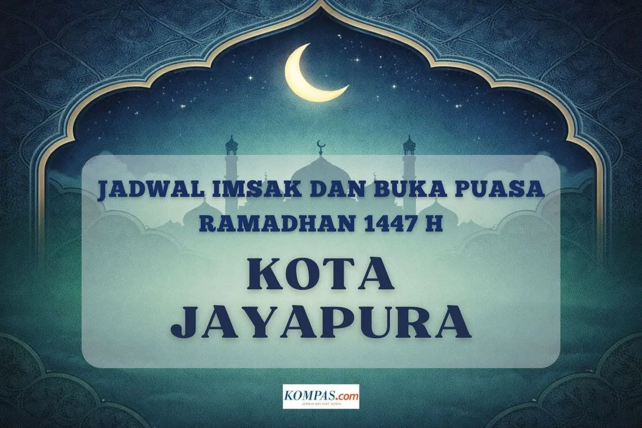 Kementerian Agama Rilis Jadwal Imsak dan Buka Puasa Ramadhan 1447 H di Jayapura 27 Februari 2026